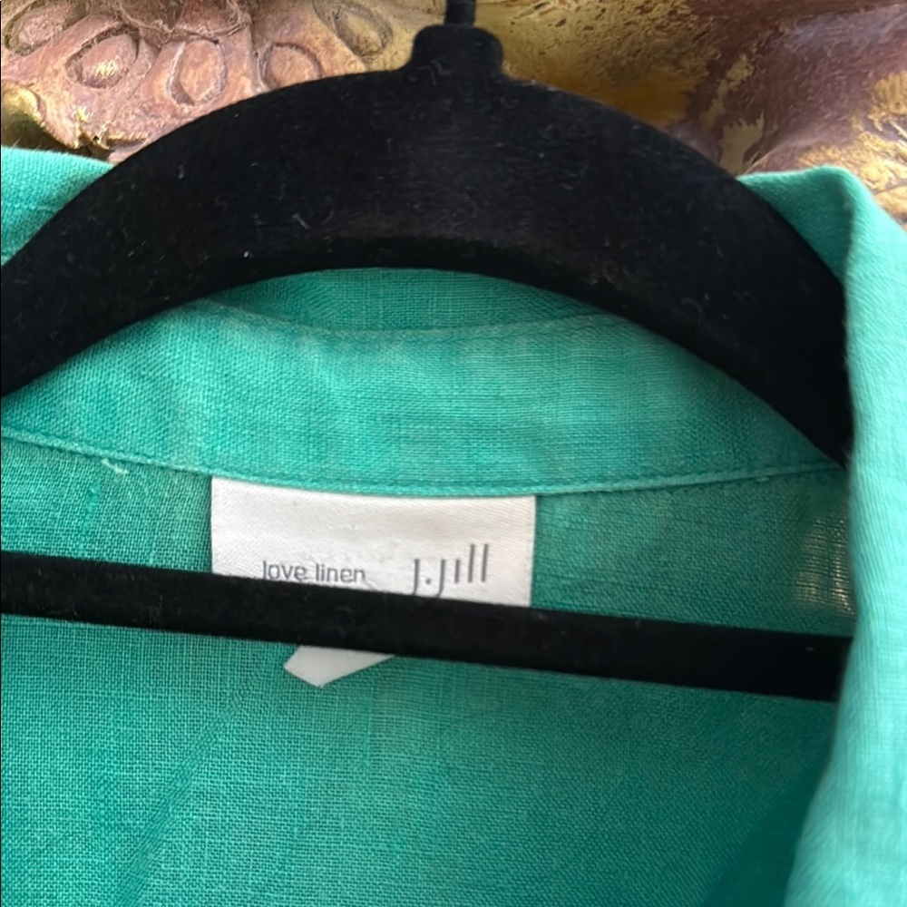 J Jill oversized linen button down - Picture 2 of 4